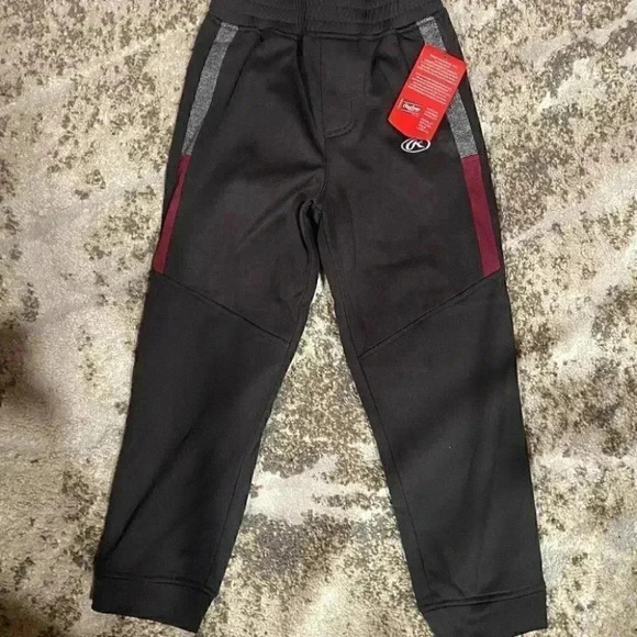 Rawlings Black Joggers With red Stripes - Picture 1 of 1